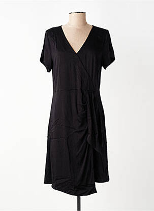 Robe courte manches courtes manches courtes noir LOLA ESPELETA femme