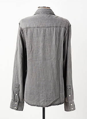 Chemisier coupe cintrée manches longues gris ORFEO femme