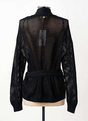 Gilet manches longues resserrée sur le bas noir LOLA ESPELETA femme