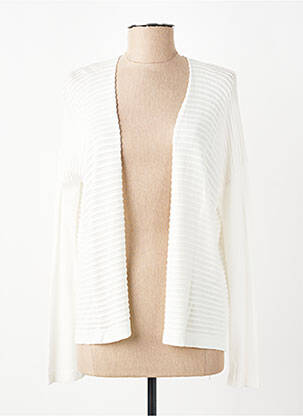 Gilet manches longues stretch beige LA FEE MARABOUTEE femme