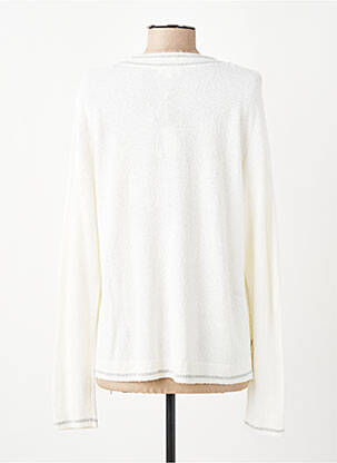 Pull col v manches longues beige YERSE femme