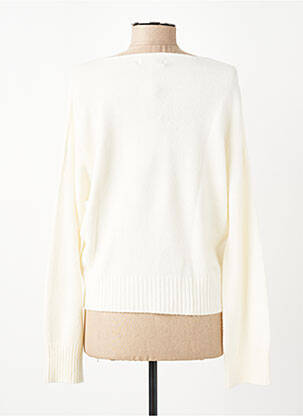 Pull stretch manches longues beige CARTA LIBERA femme