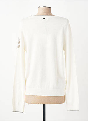 Pull col v manches longues beige FREEMAN T.PORTER femme