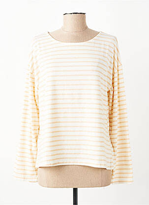 T-shirt manches longues manches longues beige MARIE ILE DE RE femme