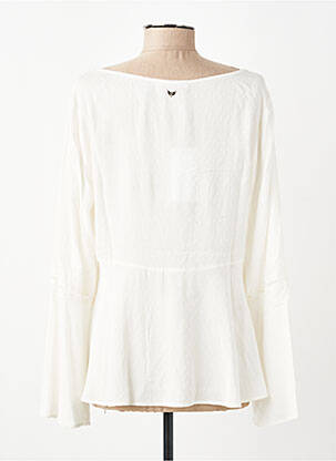 Blouse tissage popeline manches longues beige LPB LES PETITES BOMBES  femme