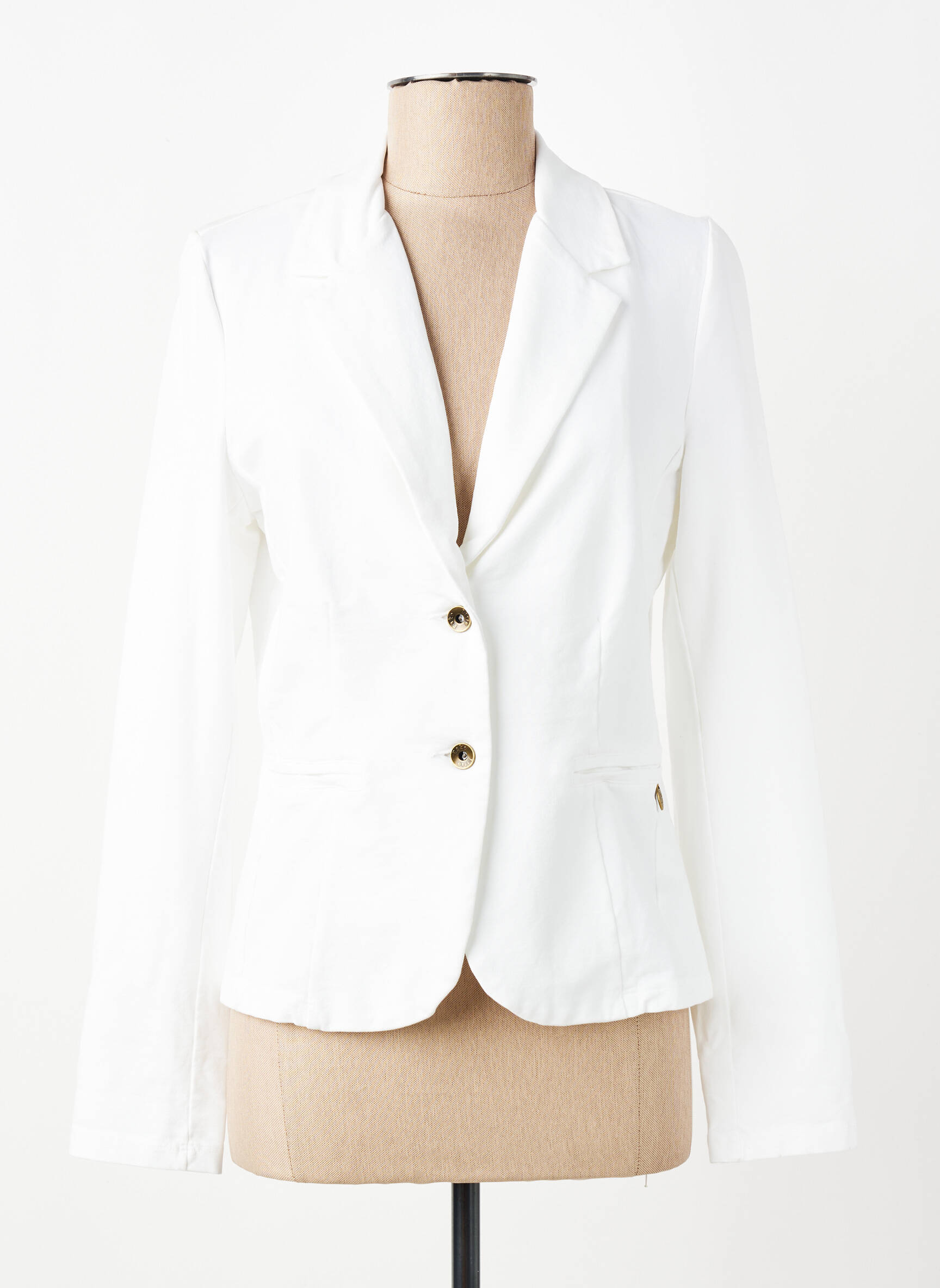 Blazer poches blanc PAKO LITTO femme