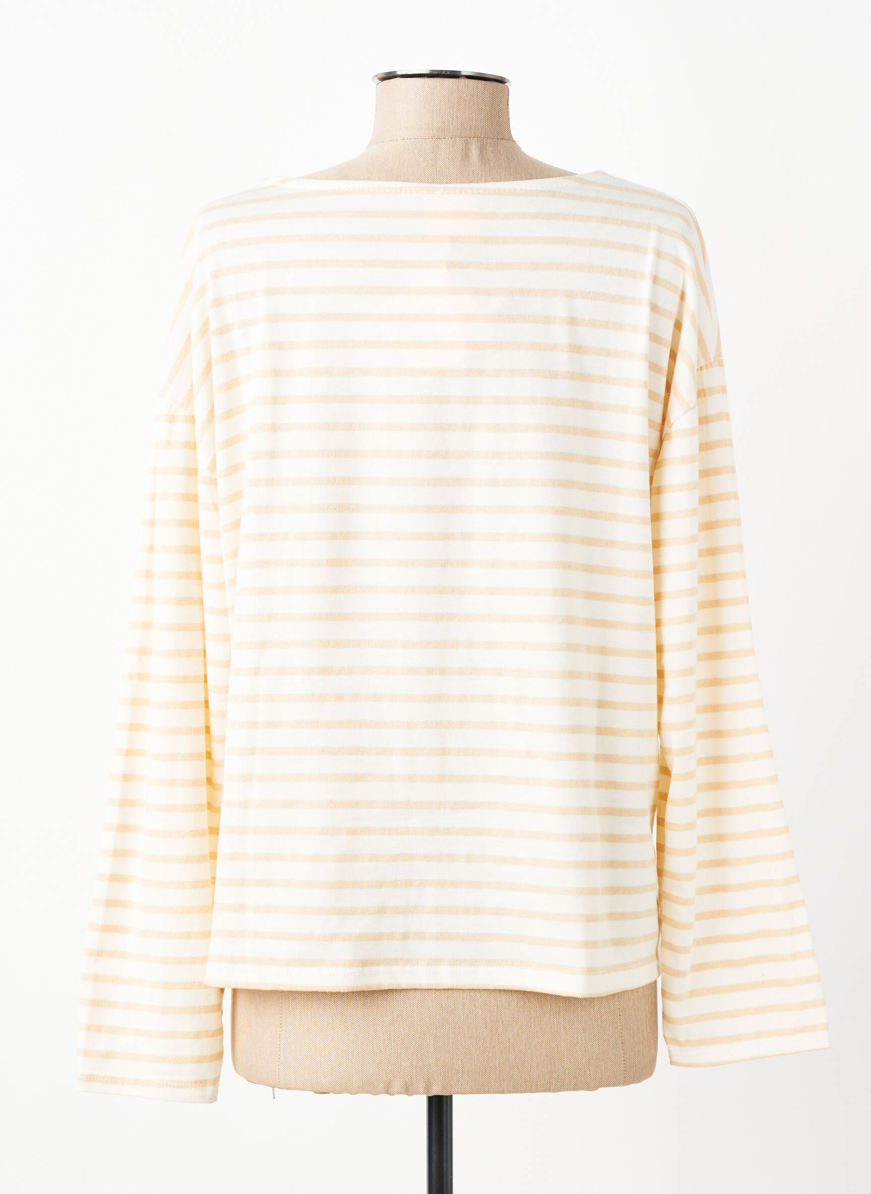 T-shirt manches longues manches longues beige MARIE ILE DE RE femme