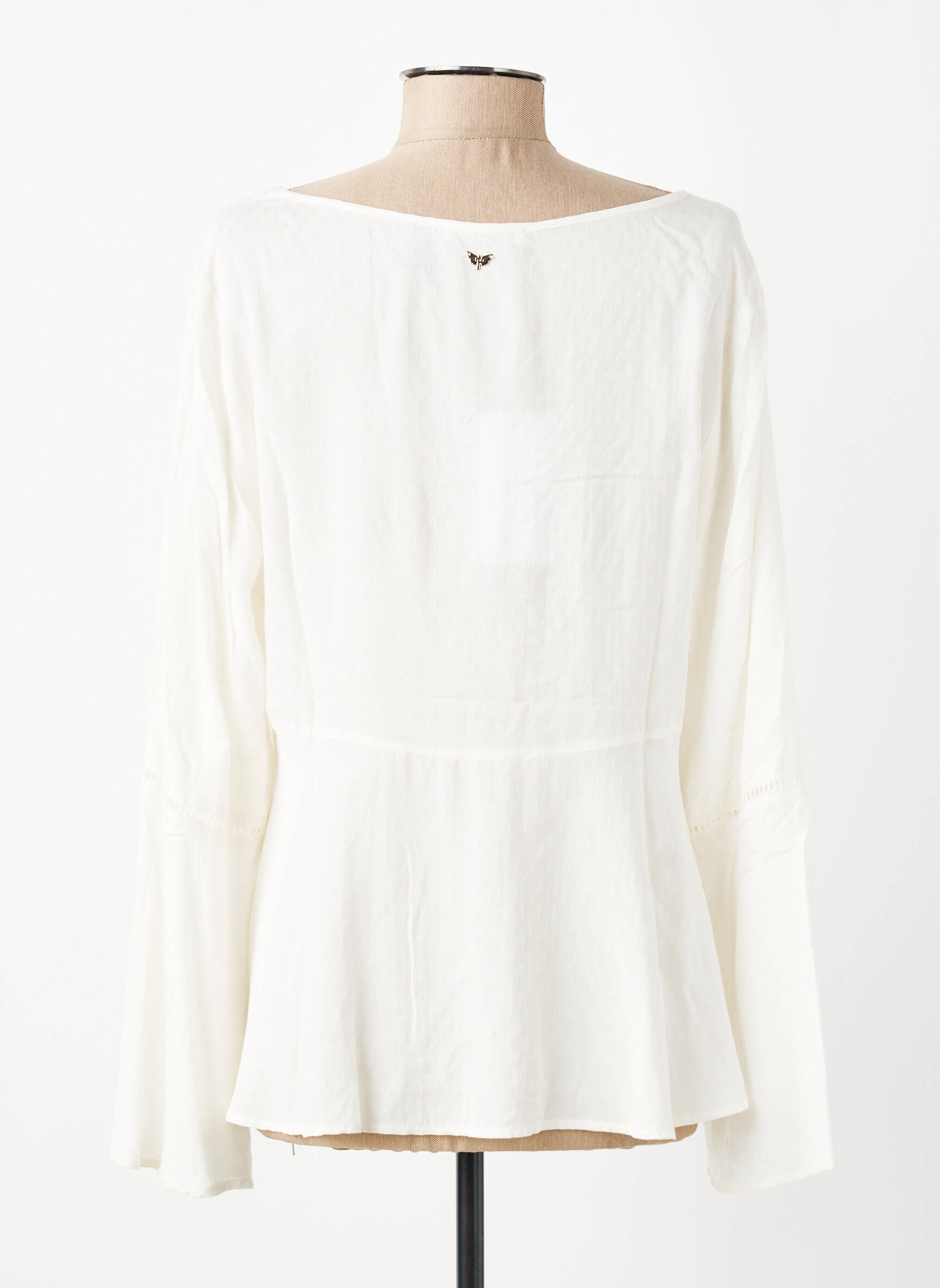 Blouse tissage popeline manches longues beige LPB LES PETITES BOMBES  femme