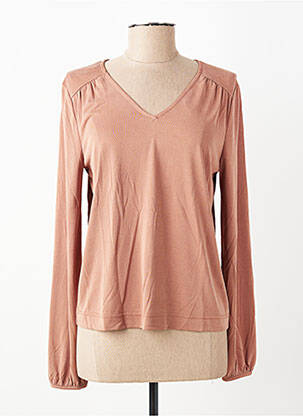 T-shirt manches longues manches longues marron YERSE femme