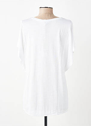 T-shirt sérigraphie floquée manches courtes blanc STREET ONE femme