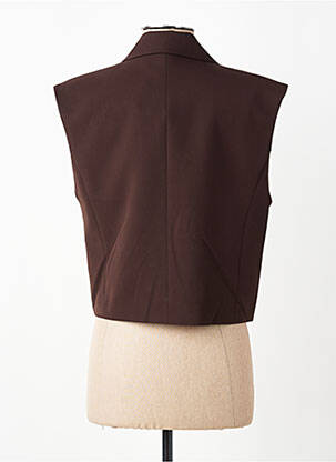 Veste casual col tailleur marron IMPERIAL femme