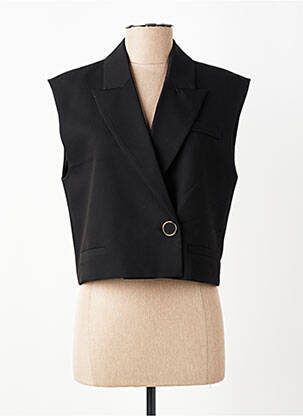 Veste casual col tailleur noir IMPERIAL femme