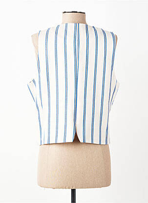 Gilet sans manche doublure beige ANDAM femme