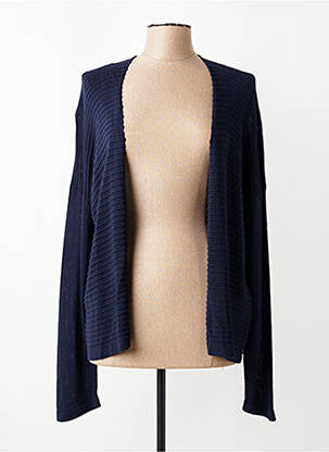 Gilet manches longues manches longues bleu LA FEE MARABOUTEE femme