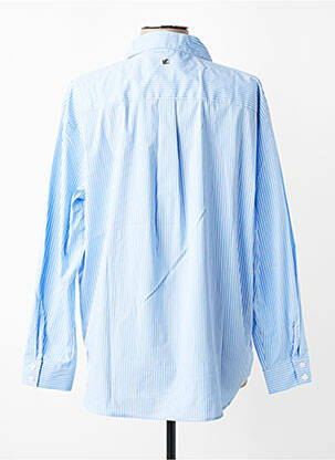 Chemisier coupe droite manches longues bleu LOLA CASADEMUNT femme