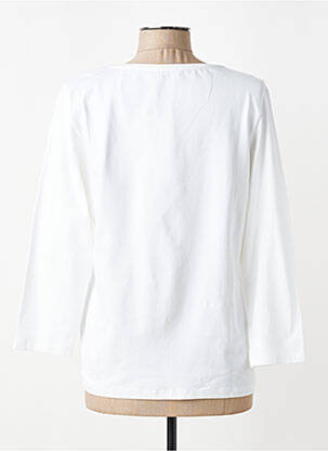 T-shirt manches 3/4 manches 3/4 blanc SIGNE NATURE femme