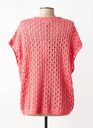 Pull coupe droite manches courtes rouge LOLA ESPELETA femme