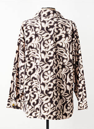 Veste casual poignets boutonnés avec fente noir ORFEO femme