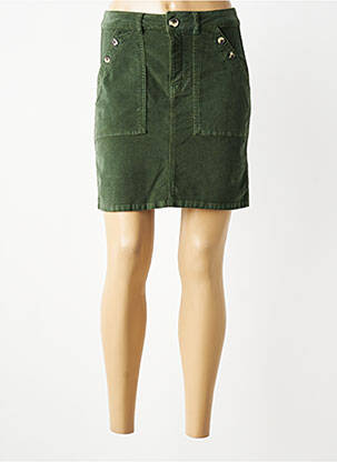 Jupe courte poches vert LOLA ESPELETA femme