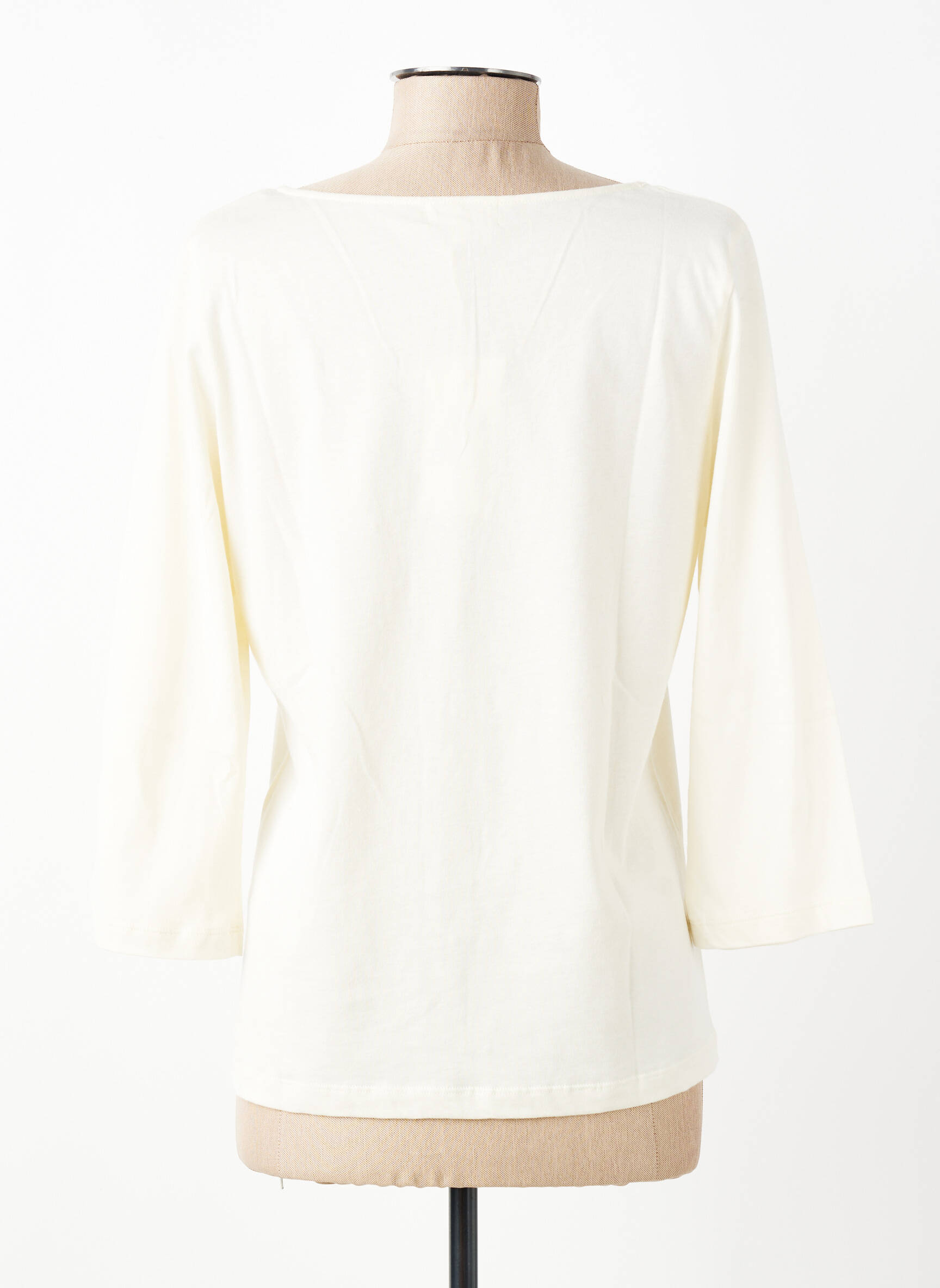 T-shirt manches 3/4 manches 3/4 beige YERSE femme