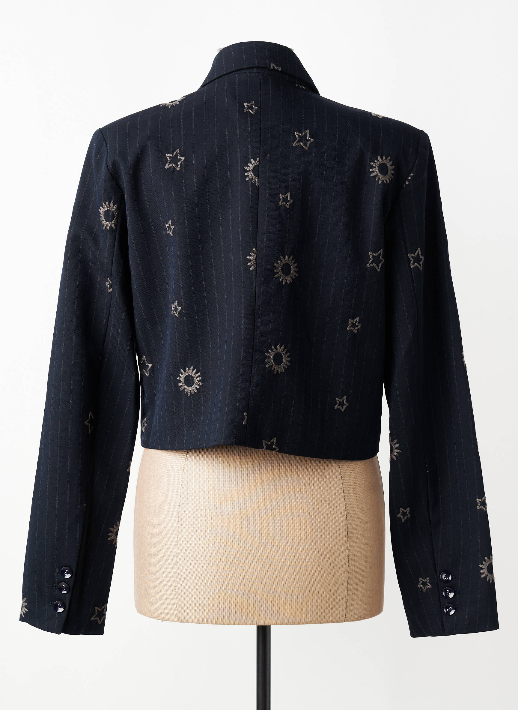 Blazer poignets boutonnés bleu ORFEO femme