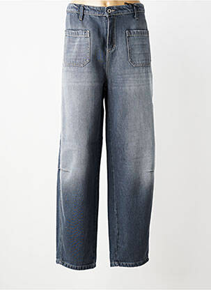 Jeans coupe large taille normale taille normale bleu PLEASE femme