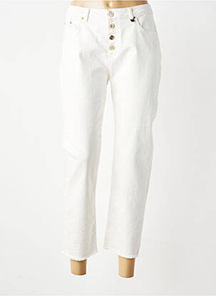 Jeans coupe droite stretch taille normale blanc LOLA CASADEMUNT femme