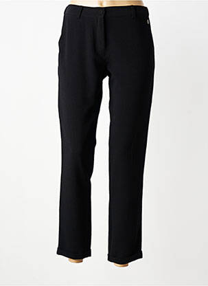 Pantalon 7/8 stretch taille normale noir PAKO LITTO femme