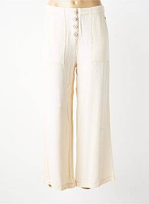 Pantalon large poches taille normale beige LOLA ESPELETA femme