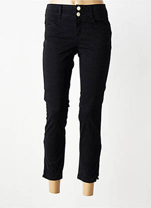 Pantalon 7/8 stretch taille normale noir LOLA ESPELETA femme