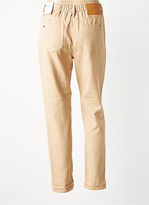 Jean coupe mom poches taille normale beige C'EST BEAU LA VIE femme
