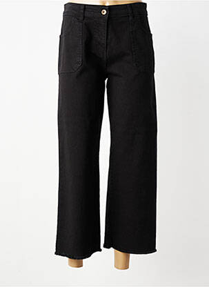 Jeans coupe droite stretch taille normale noir PAKO LITTO femme