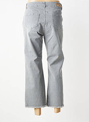 Jeans coupe droite stretch taille normale gris SIGNE NATURE femme