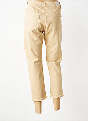 Jeans coupe droite stretch taille normale beige PLEASE femme