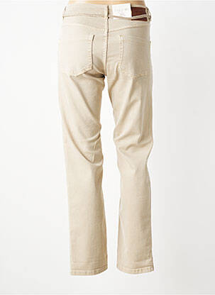 Jeans coupe droite stretch taille normale beige PARA MI femme