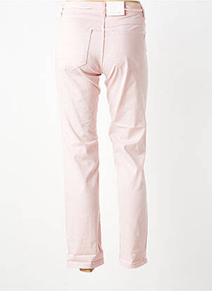 Pantalon droit stretch taille normale rose PARA MI femme