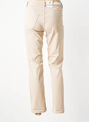 Pantalon droit stretch taille normale beige PARA MI femme
