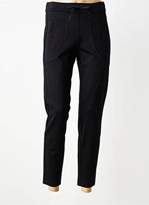 Pantalon 7/8 stretch taille normale noir ANDAM femme