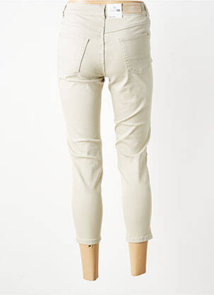 Jeans coupe slim stretch taille normale vert PARA MI femme