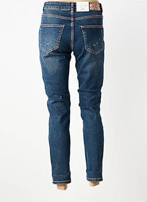 Jeans coupe slim effet usé délavé taille normale bleu PARA MI femme