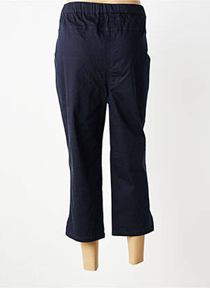 Pantacourt stretch taille normale bleu MELLEM femme