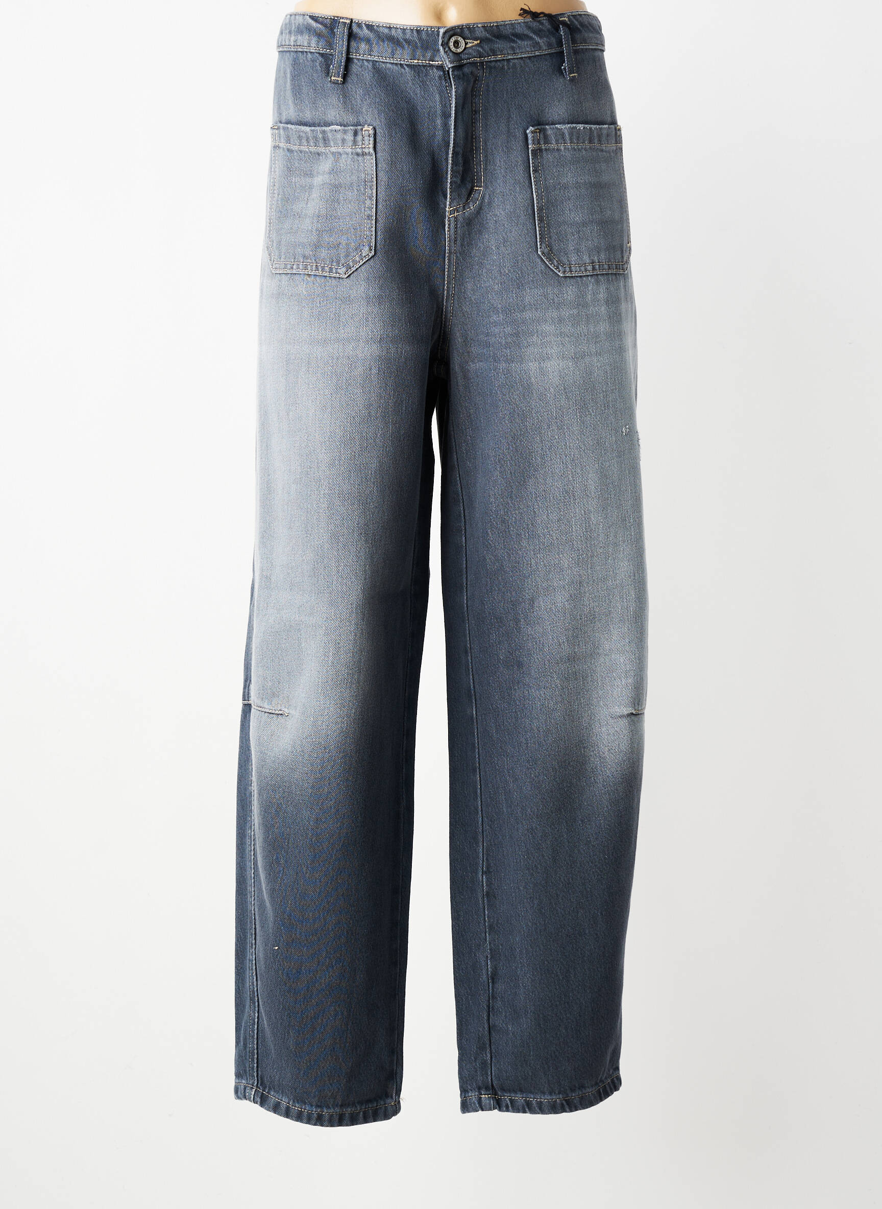 Jeans coupe large taille normale taille normale bleu PLEASE femme