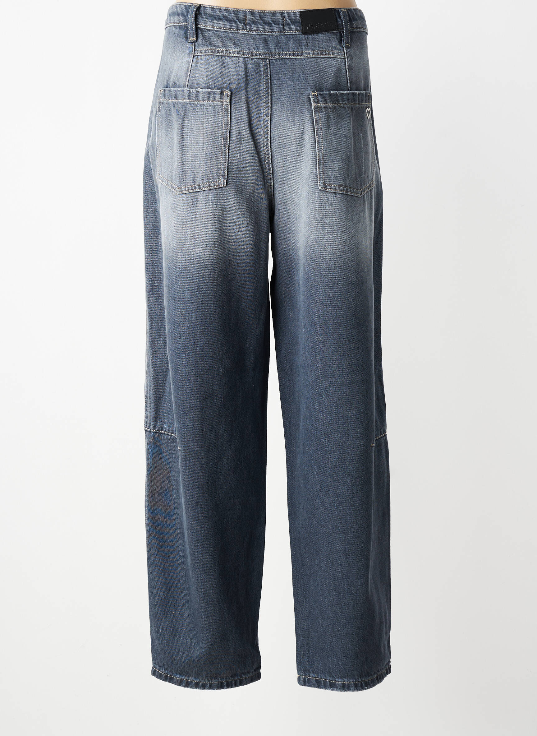 Jeans coupe large taille normale taille normale bleu PLEASE femme
