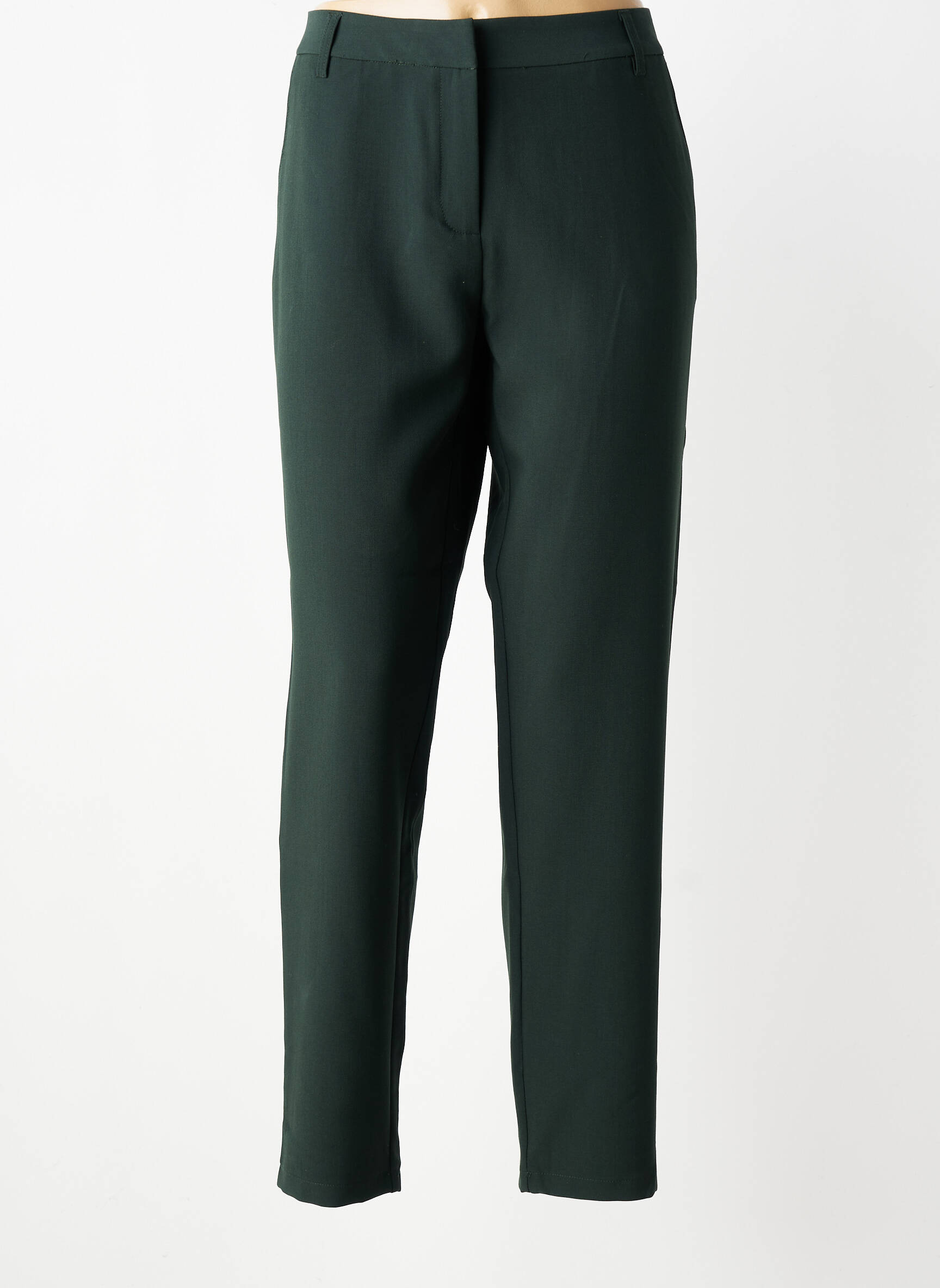 Pantalon droit stretch taille normale vert LOLA ESPELETA femme