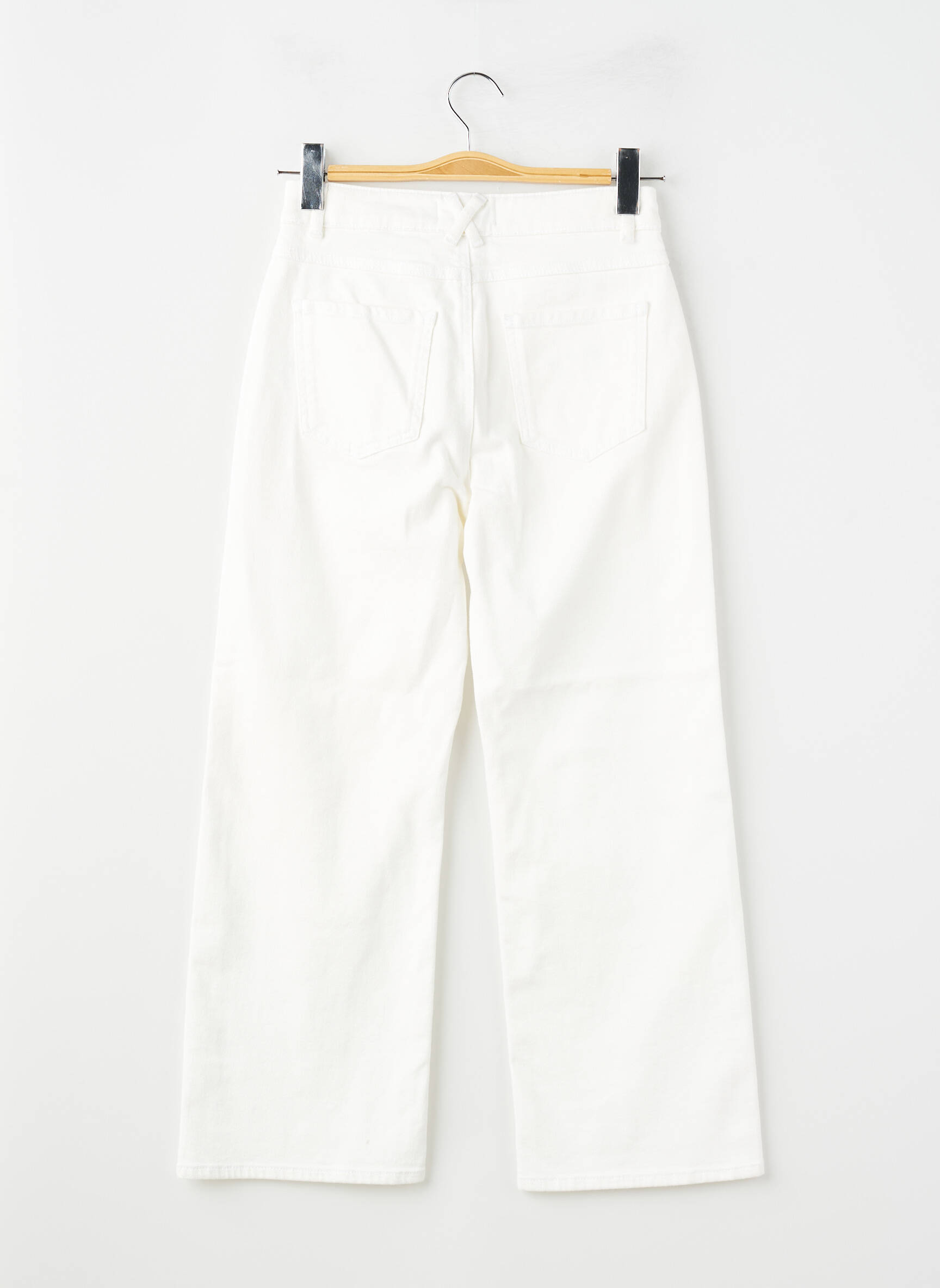 Jeans coupe large stretch taille normale blanc LOLA CASADEMUNT femme