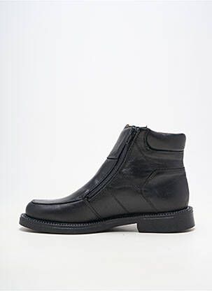 Bottines/boots matière lisse talon plat jusqu'à 3cm noir ARIMA femme