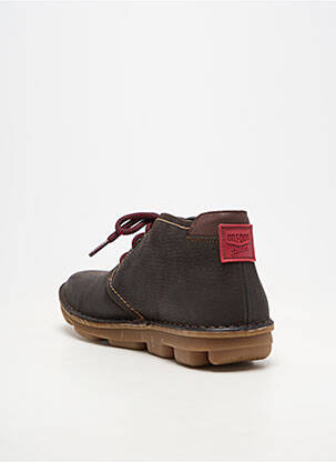 Bottines/boots matière lisse bout rond marron ON FOOT homme