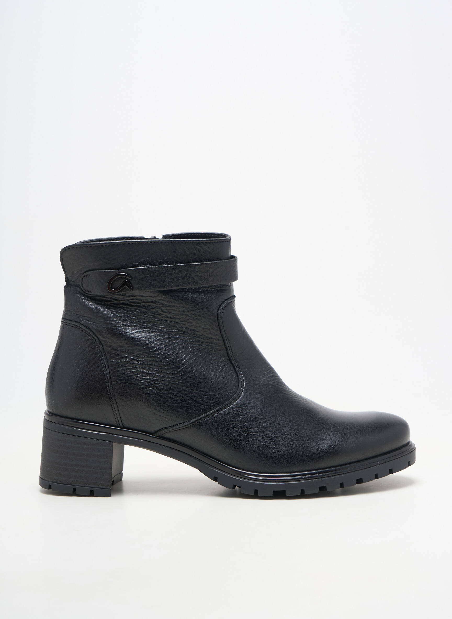 Bottines/boots matière lisse talon de 4 à 6cm noir ARA femme