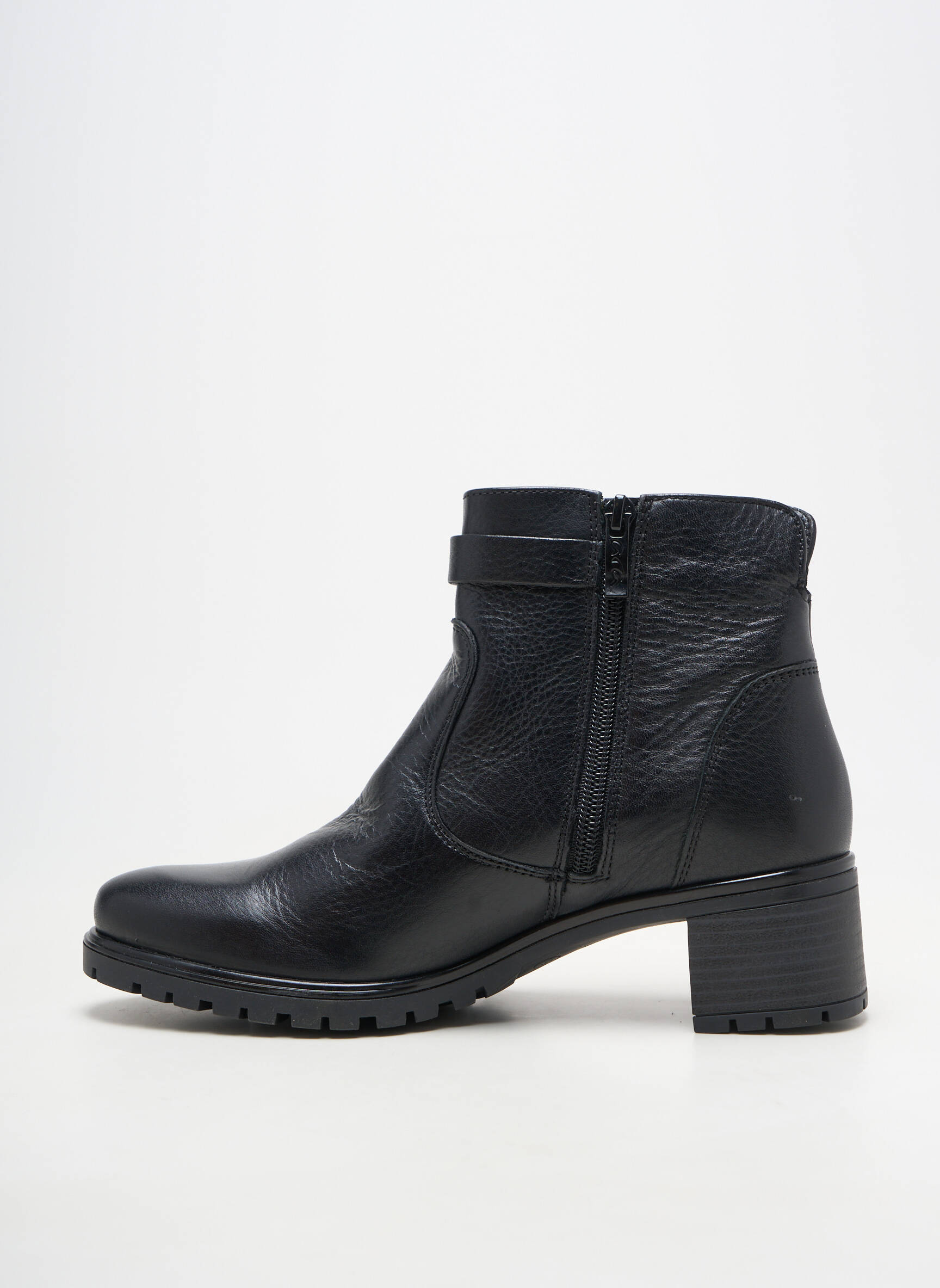 Bottines/boots matière lisse talon de 4 à 6cm noir ARA femme
