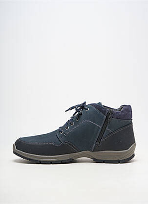 Baskets fourrée bout rond bleu JOSEF SEIBEL homme
